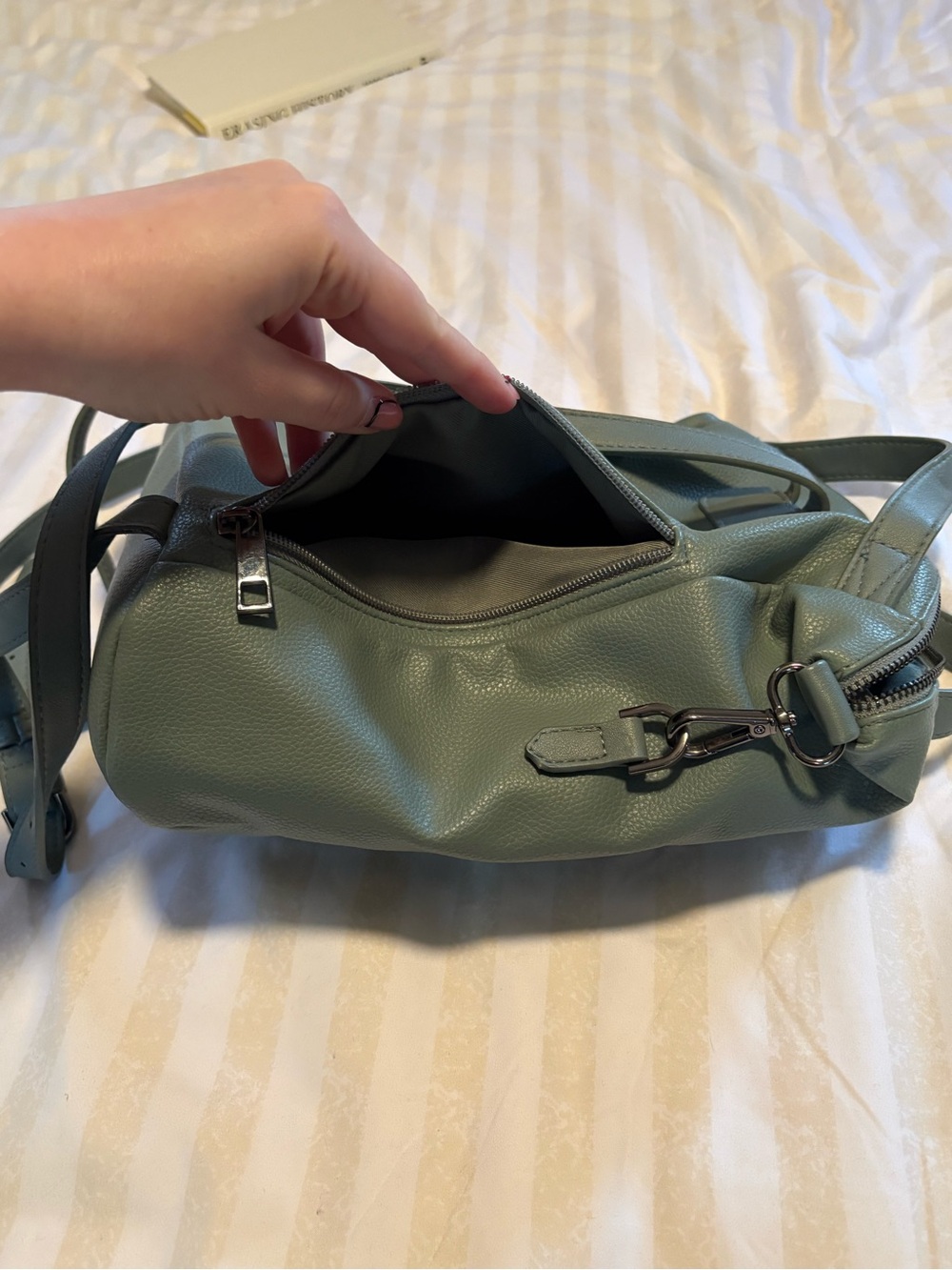 a new day Sage Green Mini Backpack - Picture 7 of 9